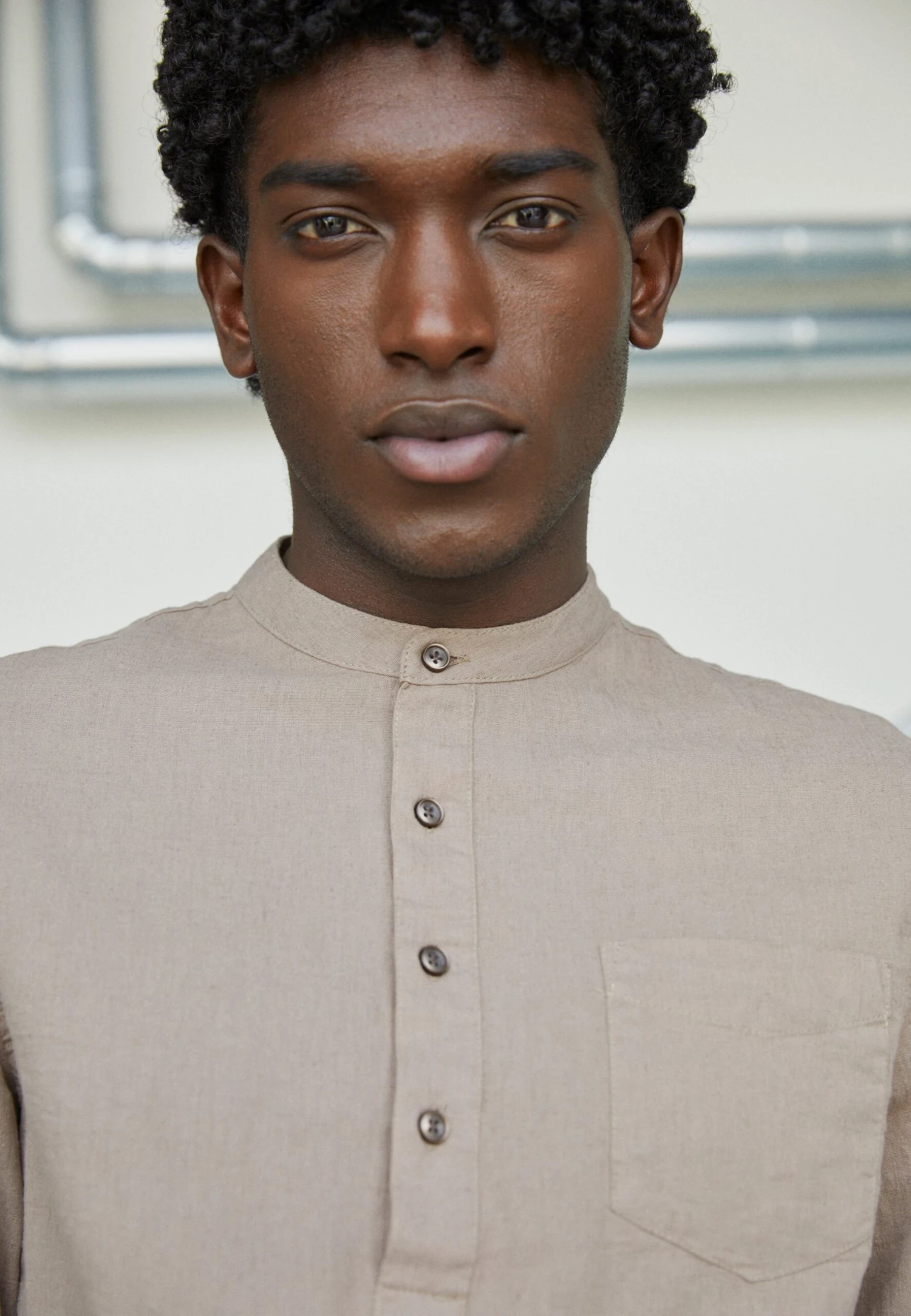 Pier One Overhemd - Taupe 3 Pier One Overhemd - Taupe - Afbeelding 3