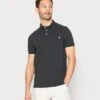 Pier One Tricolore Trim- Poloshirt - Dark Grey
