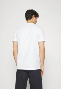 Pier One V Neck Bird Tonal 3 Pack - T-Shirt Basic - White/Dark Green/Black -Pier One 0f13db0ef61044e1968e599be05b7931