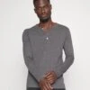 Pier One Longsleeve - Dark Grey Melange