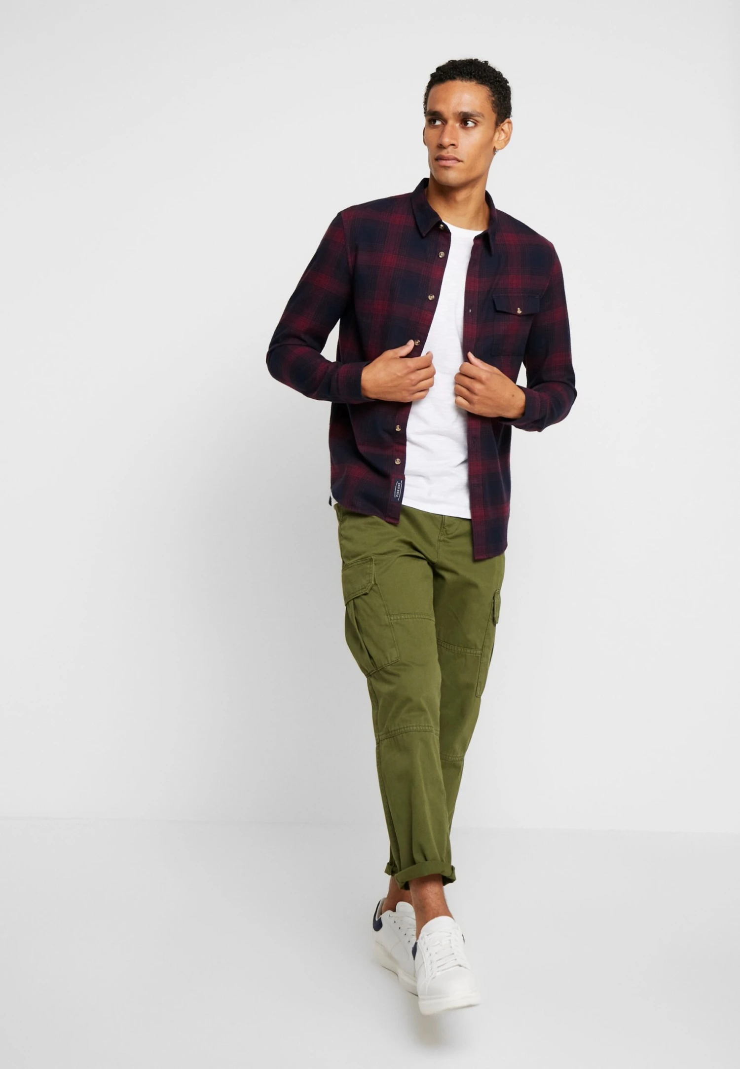 Pier One Overhemd - Bordeaux 2 Pier One Overhemd - Bordeaux - Afbeelding 2