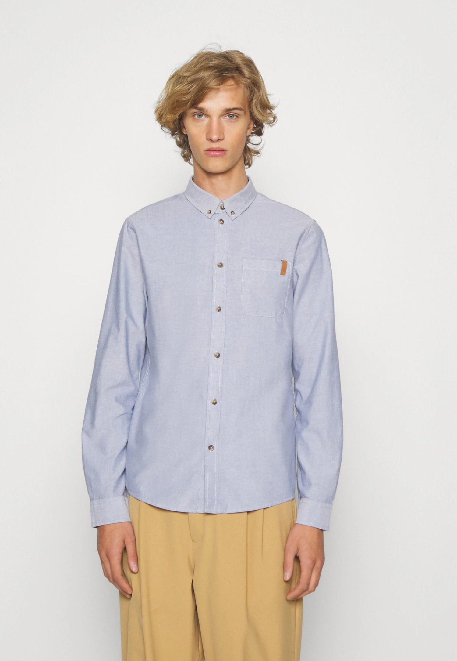 Pier One 2 Pack - Overhemd - White/Light Blue 6 Pier One 2 Pack - Overhemd - White/Light Blue - Afbeelding 6