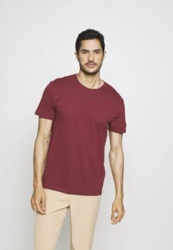 Pier One 5 Pack - T-Shirt Basic - White/Black/Bordeaux -Pier One 2fc714c658264236bc60bc890a8bf788