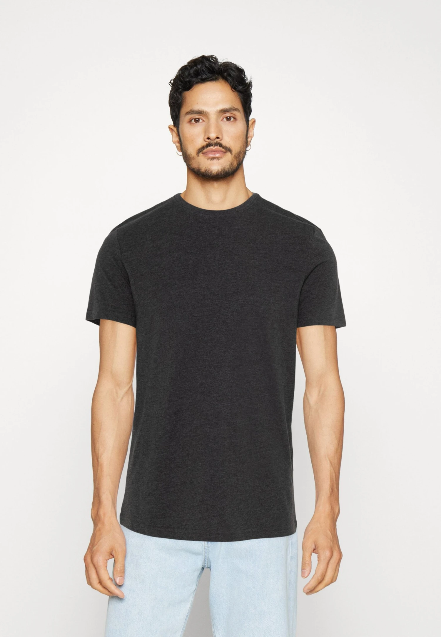 Pier One 5 Pack - T-Shirt Basic - White/Off-White/Lilac 4 Pier One 5 Pack - T-Shirt Basic - White/Off-White/Lilac - Afbeelding 4