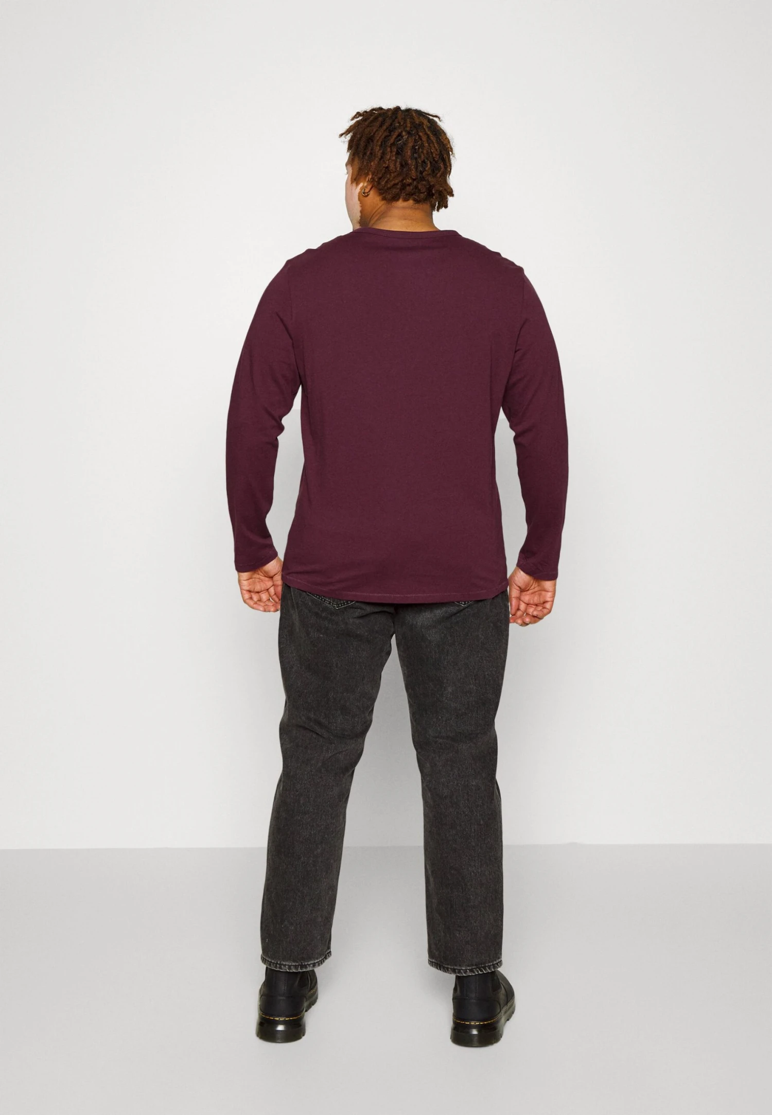 Pier One 2 Pack - Longsleeve - Dark Grey/Red 3 Pier One 2 Pack - Longsleeve - Dark Grey/Red - Afbeelding 3