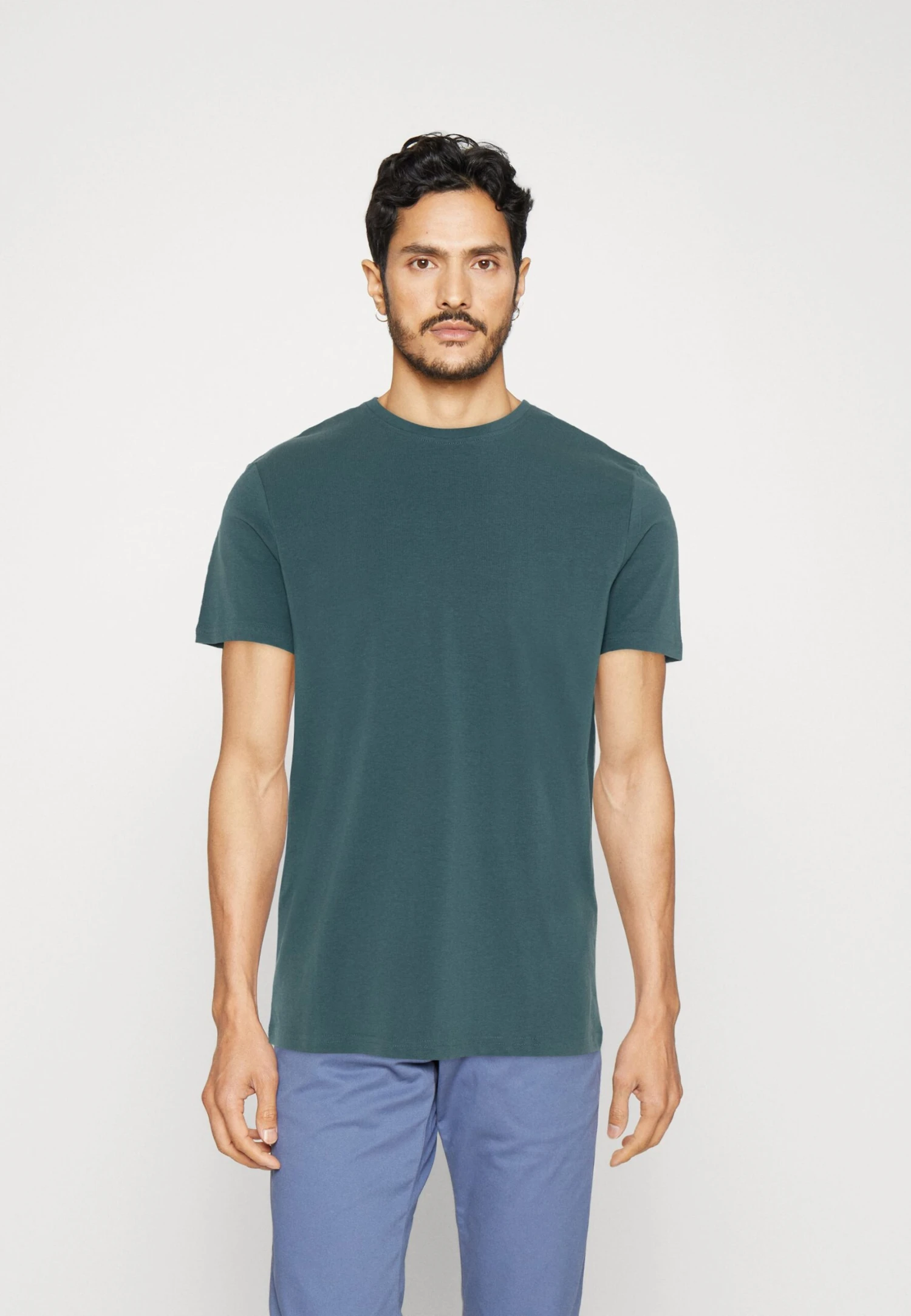 Pier One 5 Pack - T-Shirt Basic - White/Off-White/Lilac 2 Pier One 5 Pack - T-Shirt Basic - White/Off-White/Lilac - Afbeelding 2