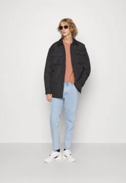 Pier One 5 Pack - T-Shirt Basic - Stone/Blue/Mottled Light Grey -