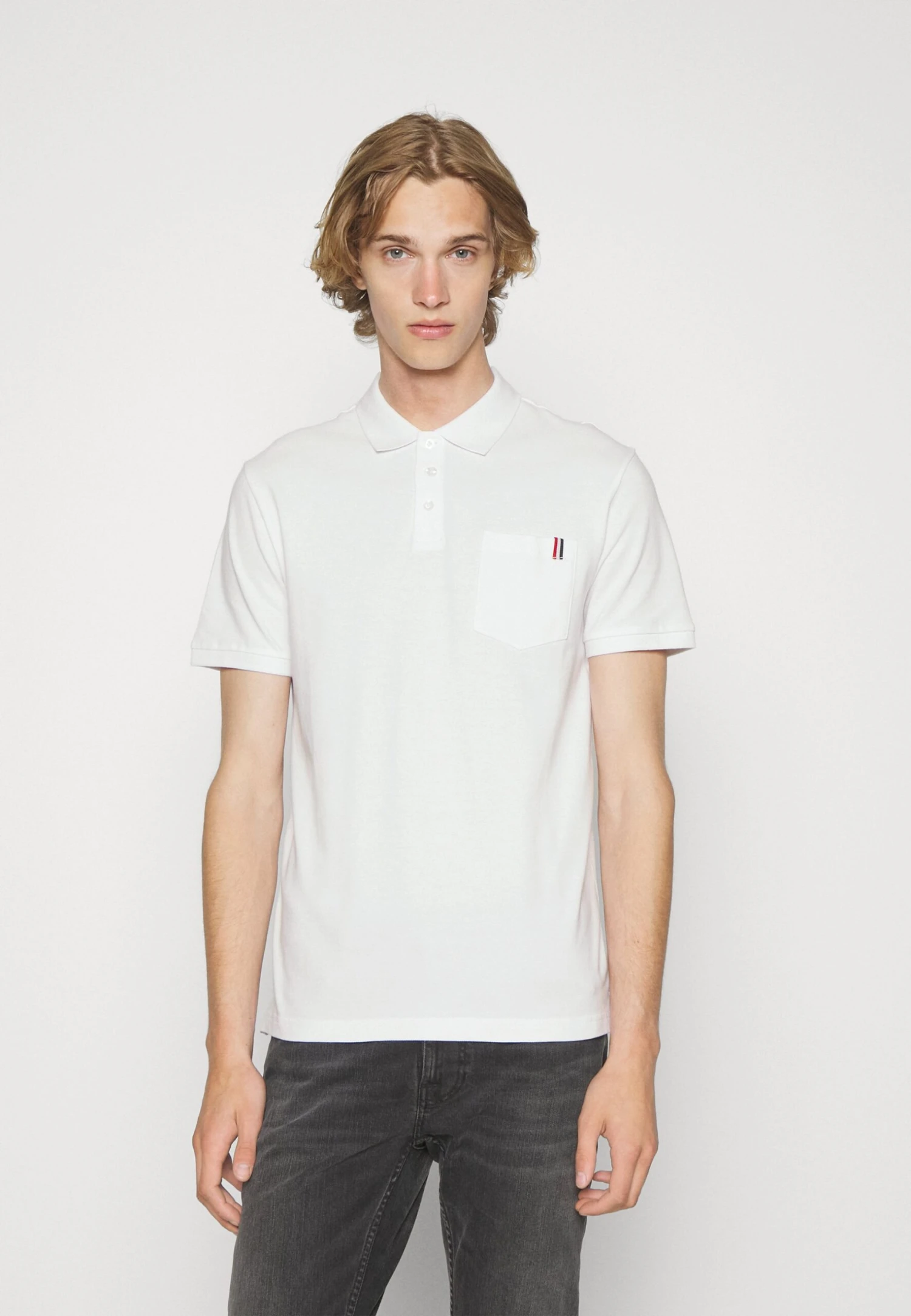 Pier One 2 Pack - Poloshirt - 103 - Dark Grey_001 - White 4 Pier One 2 Pack - Poloshirt - 103 - Dark Grey_001 - White - Afbeelding 4