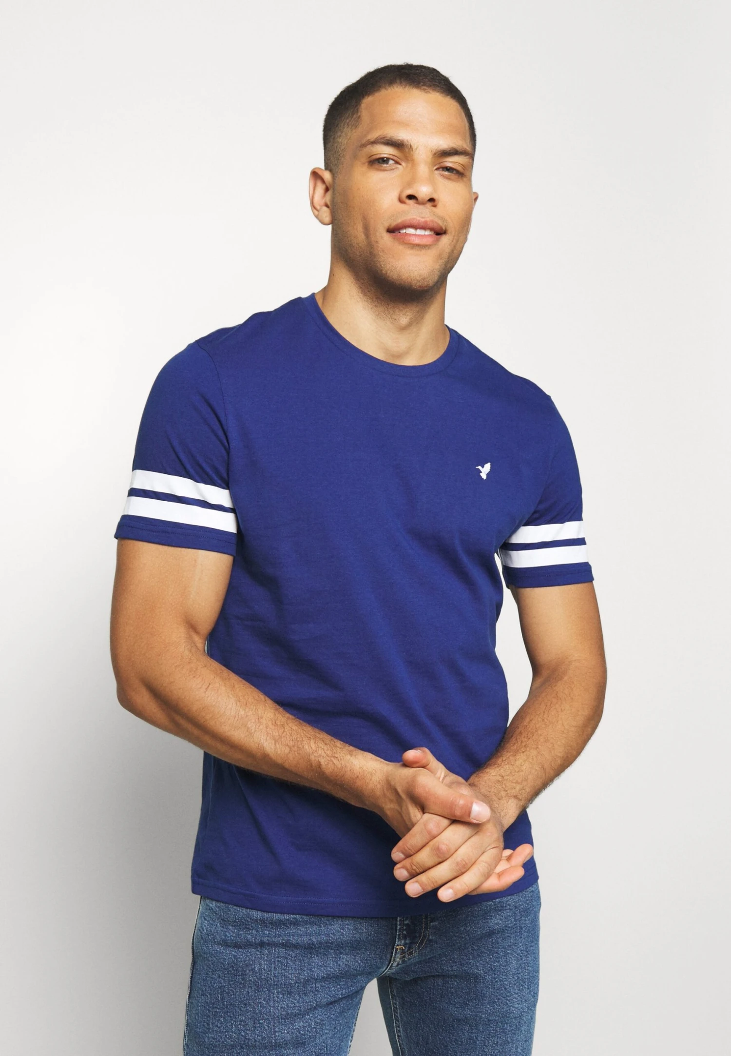 Pier One T-Shirt Print - Blue 1 Pier One T-Shirt Print - Blue