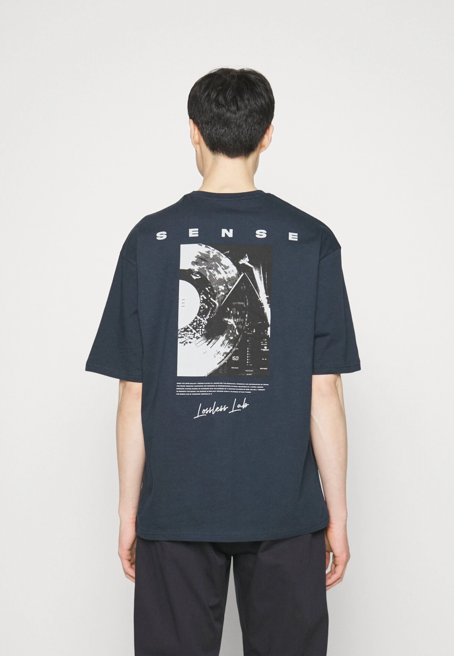 Pier One Sense Tee- T-Shirt Print - Dark Blue 3 Pier One Sense Tee- T-Shirt Print - Dark Blue - Afbeelding 3