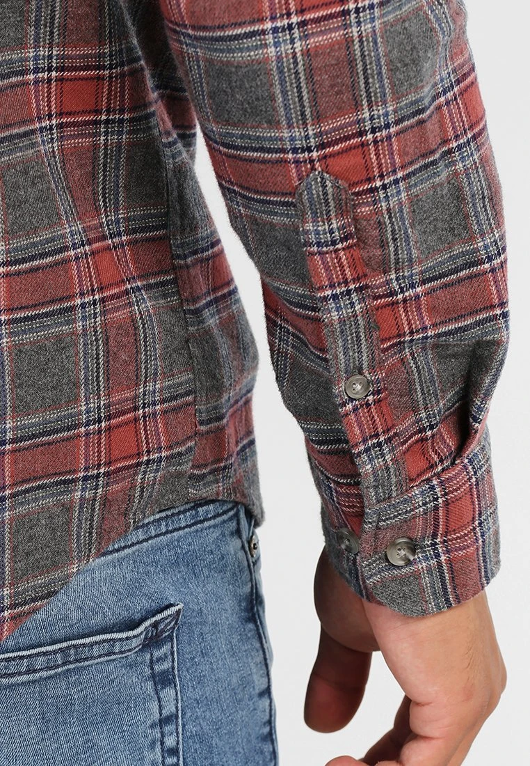 Pier One Overhemd - Grey/Coral 5 Pier One Overhemd - Grey/Coral - Afbeelding 5