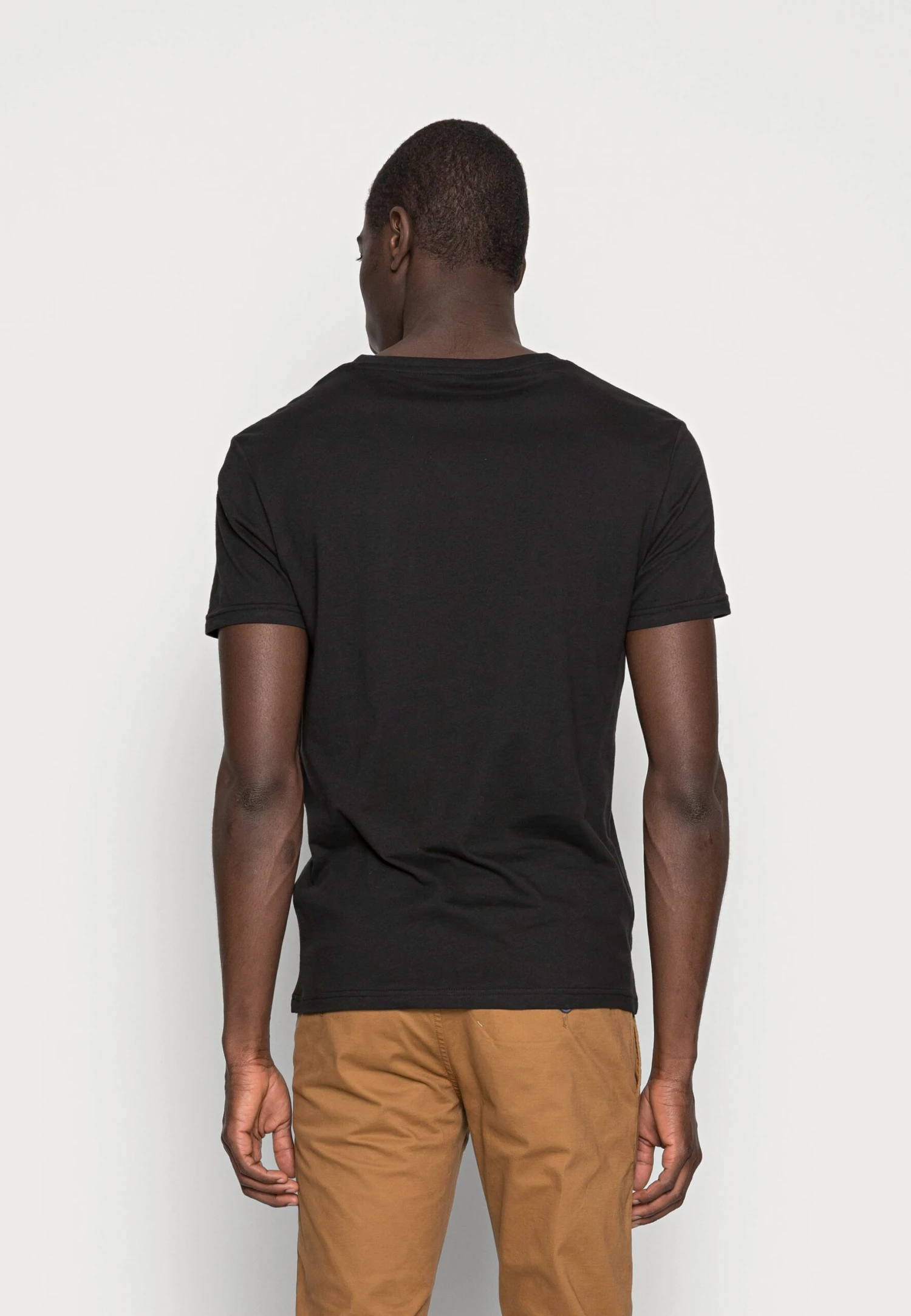 Pier One 5 Pack - T-Shirt Basic - White/Blue/Black 4 Pier One 5 Pack - T-Shirt Basic - White/Blue/Black - Afbeelding 4