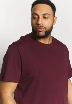 Pier One 2 Pack - T-Shirt Basic - Dark Blue/Bordeaux -Pier One 75b9cd712cb74ea5b97c41eb3b6bede8