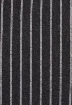 Pier One Flannel Stripes- Overhemd - Dark Grey -Pier One 82a7c28a78ba47269b502619ec5f502c