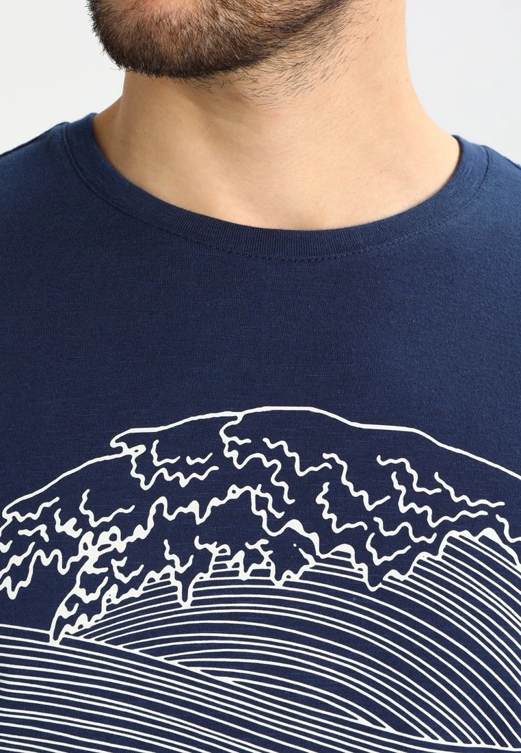 Pier One T-Shirt Print - Dark Blue/White 4 Pier One T-Shirt Print - Dark Blue/White - Afbeelding 4
