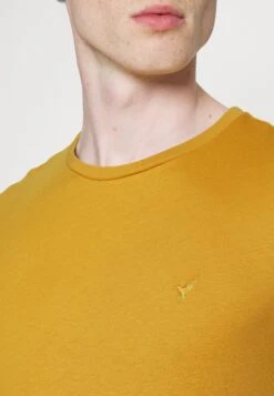 Pier One 5 Pack - T-Shirt Basic - Mottled Dark Blue/Yellow/Orange -Pier One 8fdd2e6d6b2e44d3884f3c2266b3b4fd