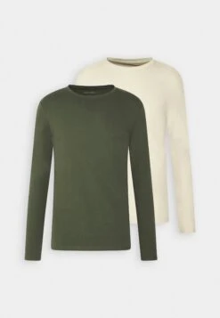 Pier One 2 Pack - Longsleeve - Off-White/Dark Green 10 Pier One 2 Pack - Longsleeve - Off-White/Dark Green -Pier One 9c9be42cf4404e85bbbe9c7022e4cedf