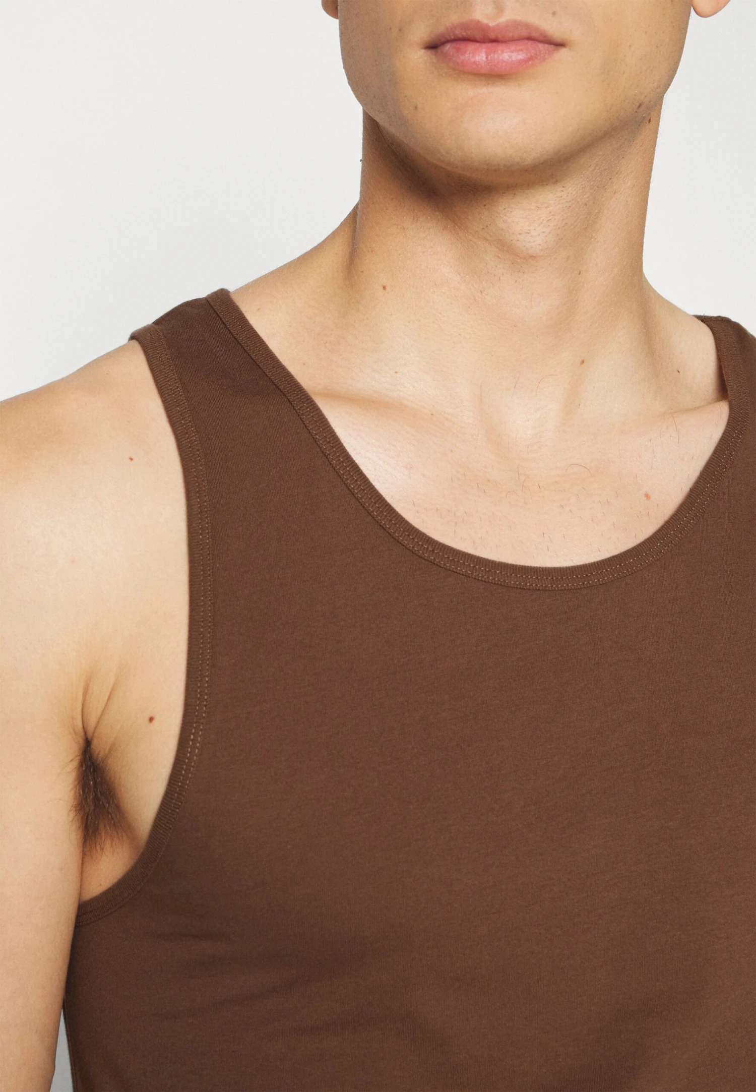 Pier One 3Pck Skin Tone Rib Vest- Hemd - Brown 5 Pier One 3Pck Skin Tone Rib Vest- Hemd - Brown - Afbeelding 5