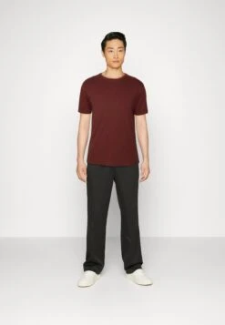 Pier One 7 Pack - T-Shirt Basic - Black/Dark Blue/Dark Green