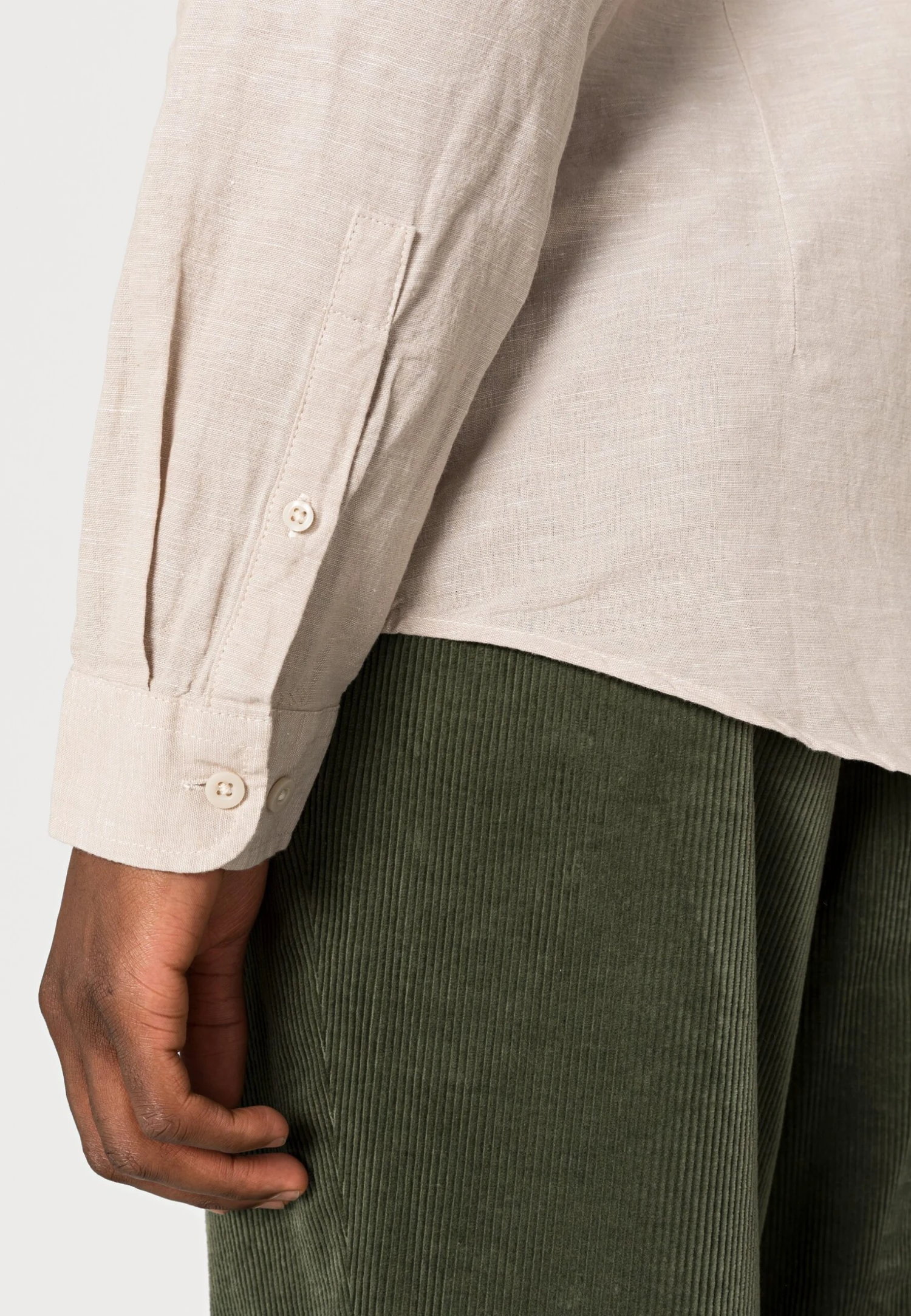 Pier One Overhemd - Mottled Beige 5 Pier One Overhemd - Mottled Beige - Afbeelding 5