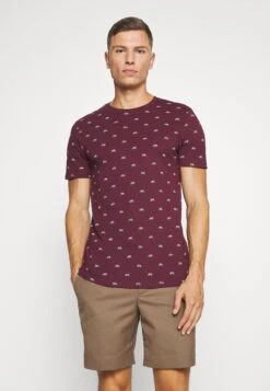 Pier One T-Shirt Print - Bordeaux