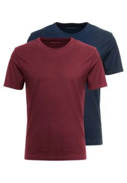 Pier One 2 Pack - T-Shirt Basic - Bordeaux -Pier One a990708a965045f09ae4d28cffe4d0b2