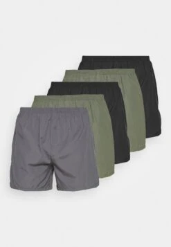 Pier One 5 Pack - Boxershort - Black/Khaki/Dark Grey 10 Pier One 5 Pack - Boxershort - Black/Khaki/Dark Grey -Pier One aabf1b6cd2d84a338064454393e5f372