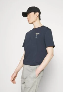 Pier One Cocktail Tee- T-Shirt Print - 503 - Dark Blue -Pier One adbe780c31874908a9c3280b742ae4db