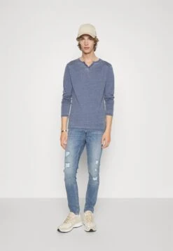 Pier One Longsleeve - Blue -Pier One ae82f98e83734e0392e6a0260125c8b3