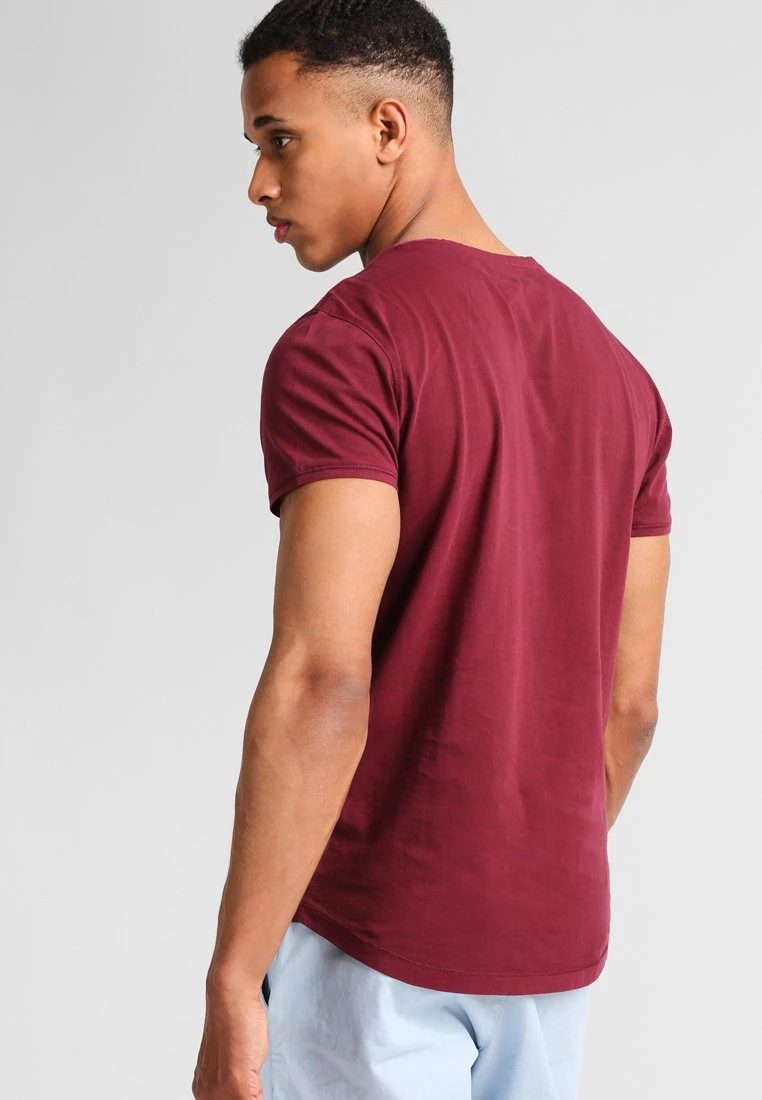 Pier One Garment Tee - T-Shirt Basic - Bordeaux 3 Pier One Garment Tee - T-Shirt Basic - Bordeaux - Afbeelding 3