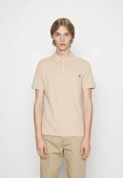 Pier One Tricolore Trim- Poloshirt - Beige