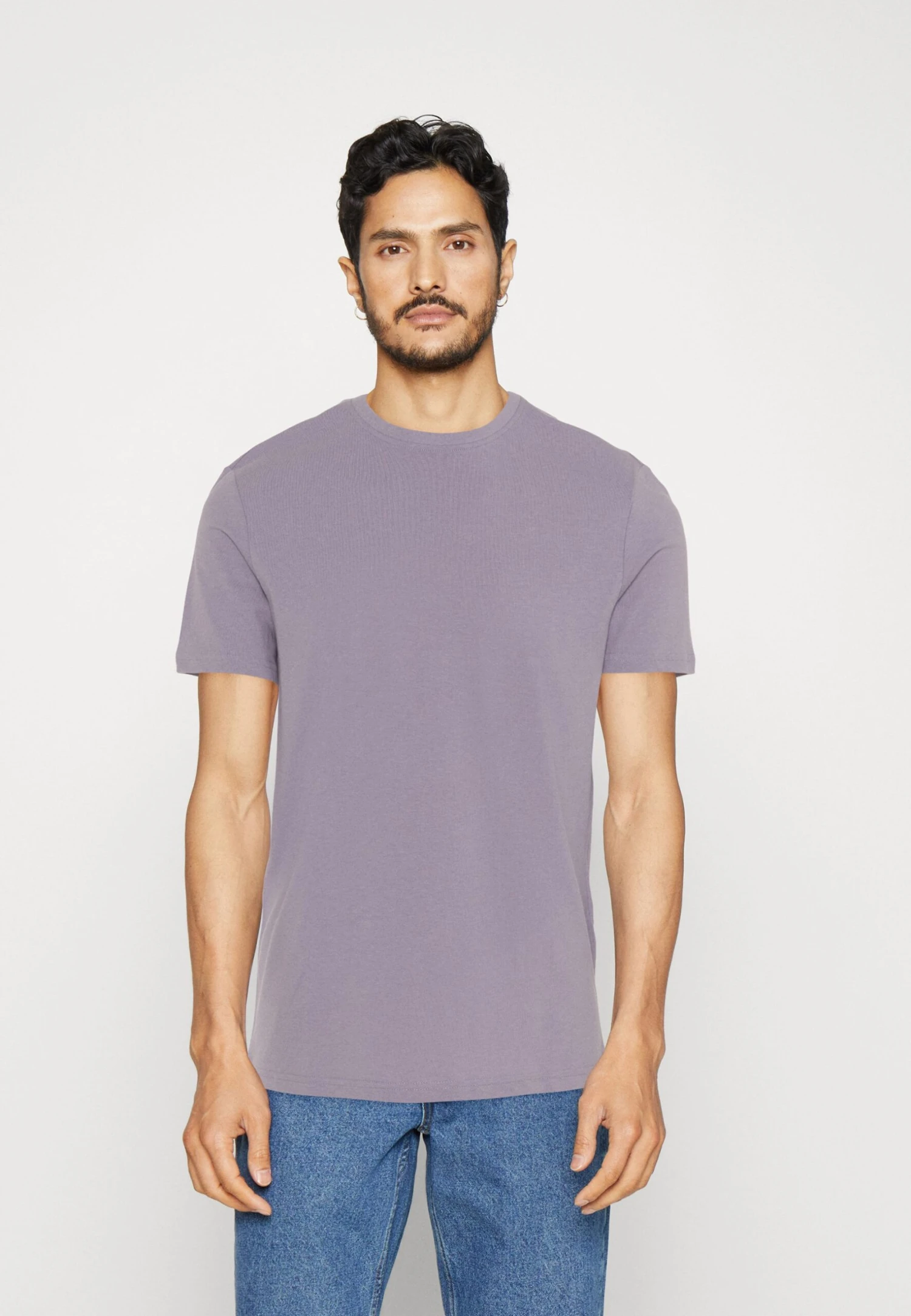 Pier One 5 Pack - T-Shirt Basic - White/Off-White/Lilac 5 Pier One 5 Pack - T-Shirt Basic - White/Off-White/Lilac - Afbeelding 5