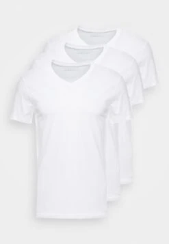 Pier One 3 Pack- T-Shirt Basic - White -Pier One f303a530b2ca4ce1b1fd875519edd597