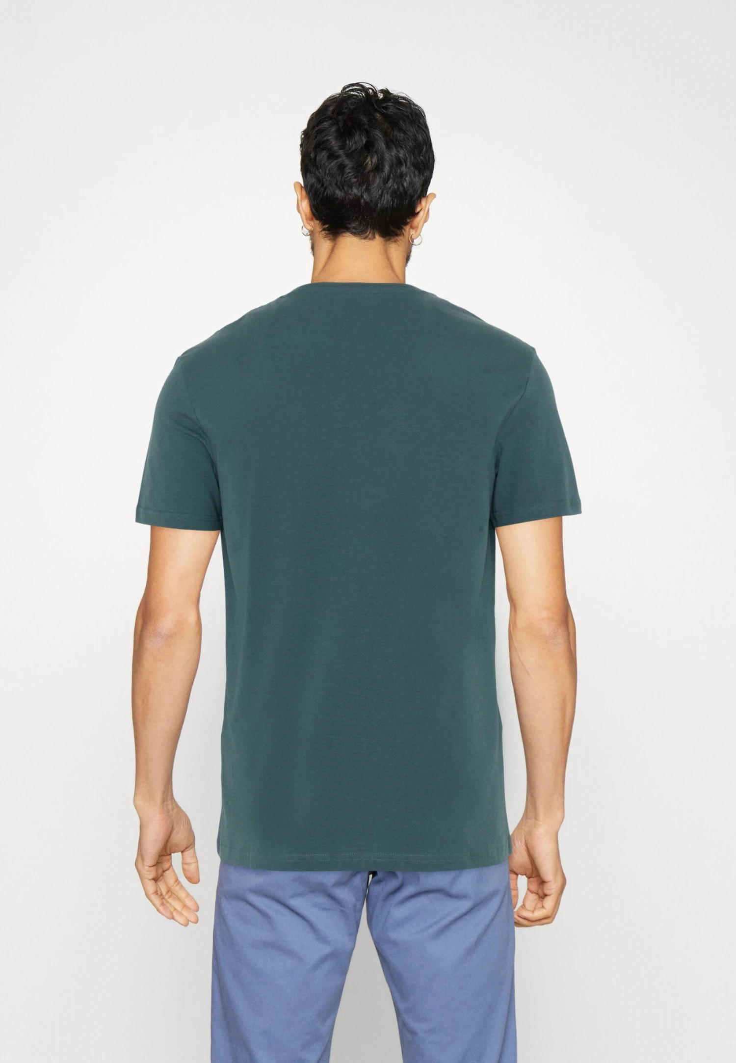 Pier One 5 Pack - T-Shirt Basic - White/Off-White/Lilac 3 Pier One 5 Pack - T-Shirt Basic - White/Off-White/Lilac - Afbeelding 3