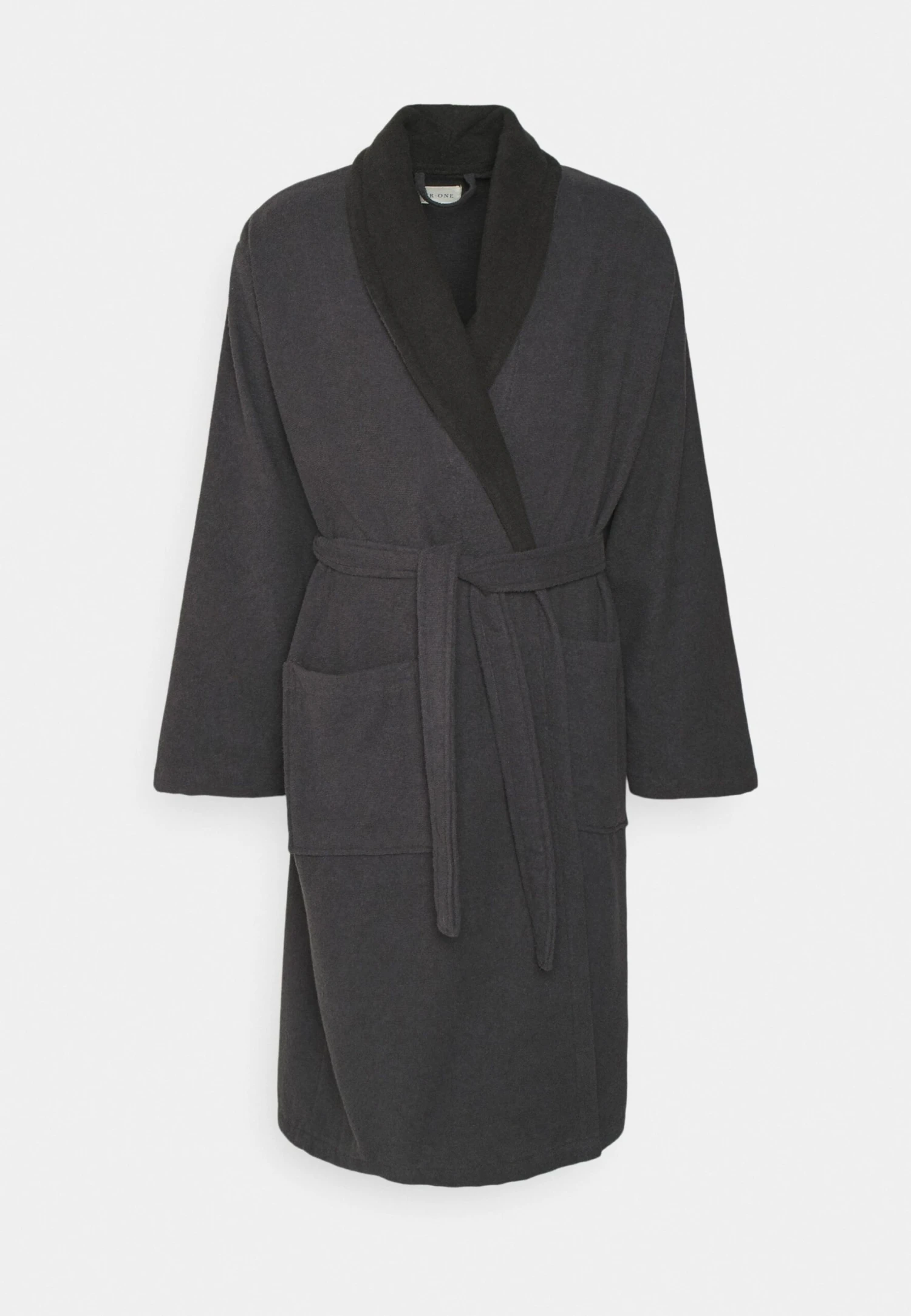 Pier One Shawl Towel Bathrobe - Badjas - Dark Grey 5 Pier One Shawl Towel Bathrobe - Badjas - Dark Grey - Afbeelding 5