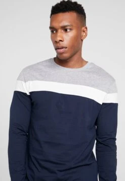 Pier One Longsleeve - Grey/Dark Blue 9 Pier One Longsleeve - Grey/Dark Blue -Pier One fe00904878e347c082c5811f3750ffa3